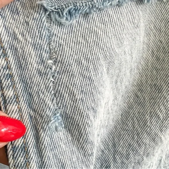 A&F High Rise Dad Jean Short - Picture 15 of 16